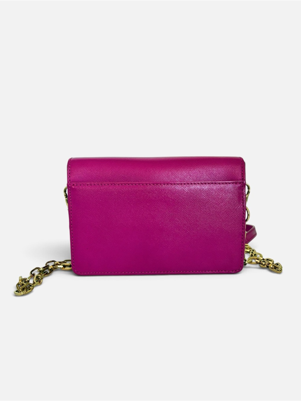 Tory Burch Envelope Crossbody Bag in Magenta with Gold Hardware - Picture 2 of 11